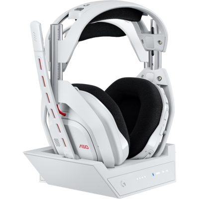 Logitech G Astro A50 Lightspeed On-ear Draadloze Gaming-headset Wit Logitech G Astro A50 Lightspeed On-ear Draadloze Gaming-headset Wit