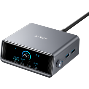 Anker Prime 250W GaN Oplader - Snel laden Anker Prime 250W GaN Oplader - Snel laden