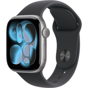 Apple Watch Series 11 gps + Cellular - 42mm Aluminium Case Black Sport Band M/l Smartwatch Space Grey Apple Watch Series 11 gps + Cellular - 42mm Aluminium Case Black Sport Band M/l Smartwatch Space Grey