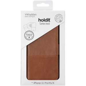 Holdit Magnetische Selected Wallet Vikhyddan Voor Iphone 11 Pro Bruin