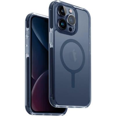 Uniq iPhone 15 Pro Max Rookblauw Impactbestendige Telefoonhoesje - Telefoonhoesje Uniq iPhone 15 Pro Max Rookblauw Impactbestendige Telefoonhoesje - Telefoonhoesje