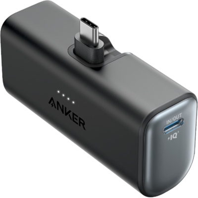 Anker Nano Powerbank - 5000 mAh - 22,5W - 2 USB-C - Zwart Anker Nano Powerbank - 5000 mAh - 22,5W - 2 USB-C - Zwart