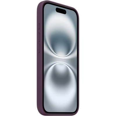 Silicone Magsafe Cover Voor Apple Iphone 16 Plum Silicone Magsafe Cover Voor Apple Iphone 16 Plum