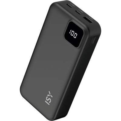 Powerbank Isy IPP 20001 - 20000mAh, 2x USB-C, 1x USB-A - Powerbank Powerbank Isy IPP 20001 - 20000mAh, 2x USB-C, 1x USB-A - Powerbank