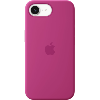 Silicone Cover Voor Apple Iphone 16e Fuschia Silicone Cover Voor Apple Iphone 16e Fuschia