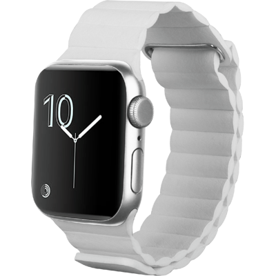 Just In Case Magfit Strap Apple Watch 44-49mm Horlogebandje Koffie Just In Case Magfit Strap Apple Watch 44-49mm Horlogebandje Koffie