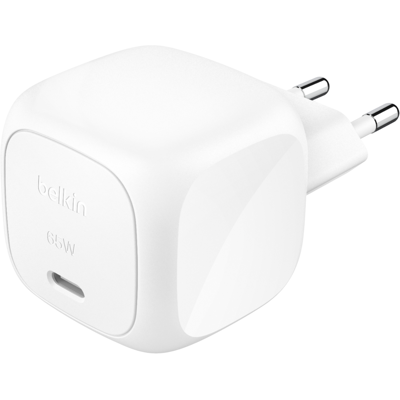 Belkin 65w Usb‑c Snellader Met Pps – Wit Belkin 65w Usb‑c Snellader Met Pps – Wit