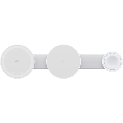 Anker Witte Draadloze Oplaadstation 3-in-1 Opvouwbaar - Draadloos Opladen Anker Witte Draadloze Oplaadstation 3-in-1 Opvouwbaar - Draadloos Opladen