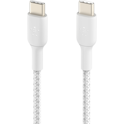 Belkin 240w Usb‑c Naar Oplaadkabel – Gevlochten Pcr (usb 2.0 3m Wit) Belkin 240w Usb‑c Naar Oplaadkabel – Gevlochten Pcr (usb 2.0 3m Wit)