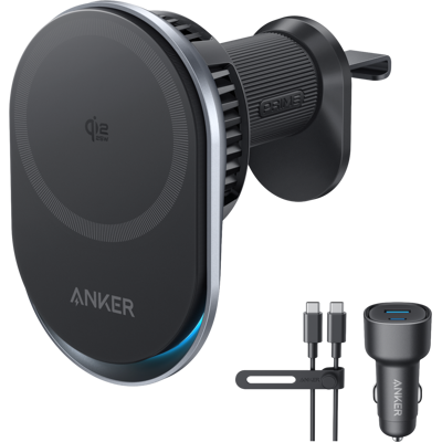 Anker B2933H11 Draadloze Autolader - Snel opladen, Verstelbaar, Magnetisch Anker B2933H11 Draadloze Autolader - Snel opladen, Verstelbaar, Magnetisch