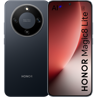 Honor Magic 8 Lite 8+512 - Blk + Choice Watch 2 Pro 512 Gb Zwart Honor Magic 8 Lite 8+512 - Blk + Choice Watch 2 Pro 512 Gb Zwart