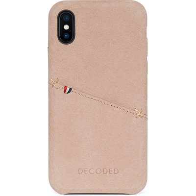 Decoded Leren Backcover Voor Iphone Xs/x Roze Decoded Leren Backcover Voor Iphone Xs/x Roze