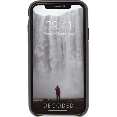 Decoded Leren Backcover Iphone 11 Pro Max Zwart Decoded Leren Backcover Iphone 11 Pro Max Zwart