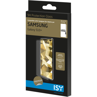 ISY Samsung Galaxy S10+ Zwart ISY Samsung Galaxy S10+ Zwart