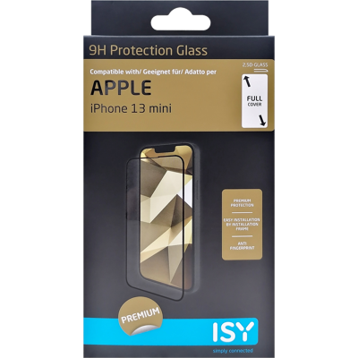 ISY IPG 5121-2.5D Behuizingscherm - voor iPhone 13 Mini ISY IPG 5121-2.5D Behuizingscherm - voor iPhone 13 Mini
