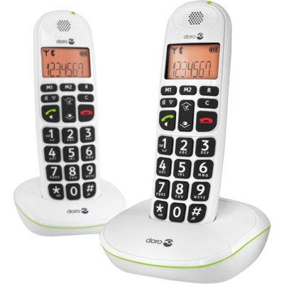 Doro Phoneeasy 100w Duo Wit Doro Phoneeasy 100w Duo Wit