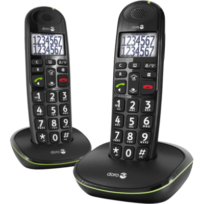 Doro Phoneeasy 110 Duo Zwart Doro Phoneeasy 110 Duo Zwart