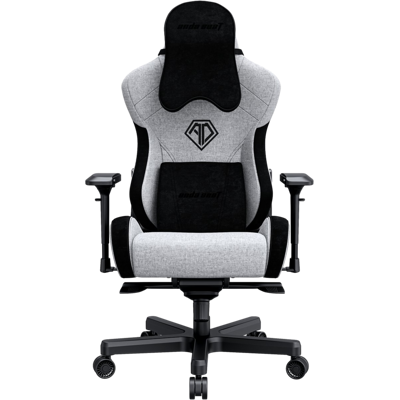 Andaseat Kaiser 2 Pro Premium Extra Large Gaming Chair - Grey Fabric (large Pillow) Gamestoel Andaseat Kaiser 2 Pro Premium Extra Large Gaming Chair - Grey Fabric (large Pillow) Gamestoel