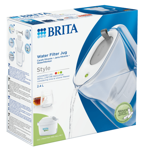 Brita Waterfilterkan Style Cool Grey