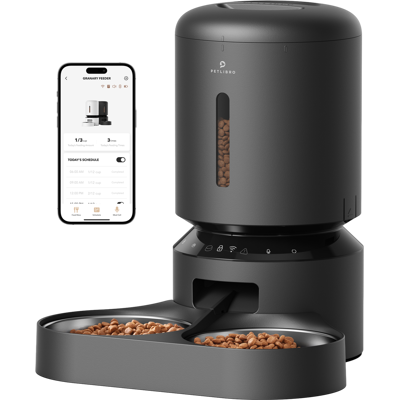 Petlibro Granary Wifi Dual Food Tray Black Voedsel Dispenser Petlibro Granary Wifi Dual Food Tray Black Voedsel Dispenser