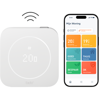 Tado Draadloze Temperatuursensor X (2e Gen.) – Uitbreiding Voor Tado° Temperatuur & Luchtvochtigheid - Slimme Thermostaat Wit Tado Draadloze Temperatuursensor X (2e Gen.) – Uitbreiding Voor Tado° Temperatuur & Luchtvochtigheid - Slimme Thermostaat Wit