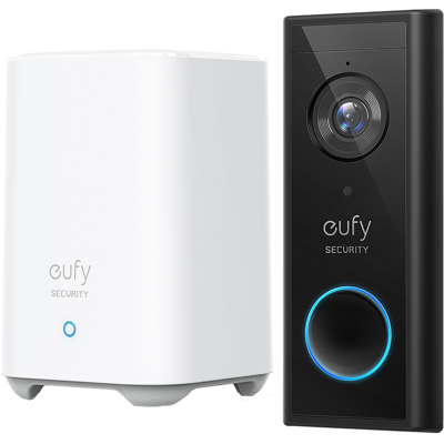 Eufy Beveiligings Video Deurbel 2K - Zwart, Wit - Draadloos, Batterij Eufy Beveiligings Video Deurbel 2K - Zwart, Wit - Draadloos, Batterij