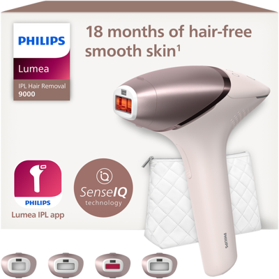 Philips Lumea Ipl 9000 Series Bri958/00 Roze Philips Lumea Ipl 9000 Series Bri958/00 Roze