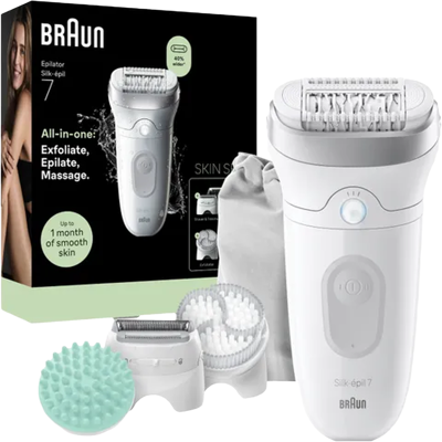 Braun Se7-081 Epilator Wit Braun Se7-081 Epilator Wit