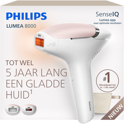 Philips Lumea Ipl 8000 Series Epileringsapparaat Wit/roségoud Philips Lumea Ipl 8000 Series Epileringsapparaat Wit/roségoud