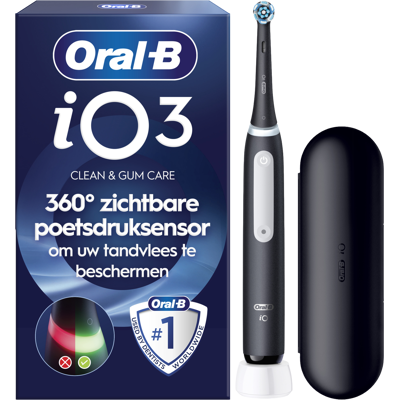 Oral-b Io3 Zw Elektrische Tandenborstel Zwart Oral-b Io3 Zw Elektrische Tandenborstel Zwart