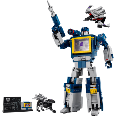 Lego Icons 10358 Transformers: Soundwave Bouwstenen Lego Icons 10358 Transformers: Soundwave Bouwstenen