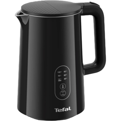 Tefal Ko6518e0 Protect Control 1.5l Waterkoker Zwart Tefal Ko6518e0 Protect Control 1.5l Waterkoker Zwart