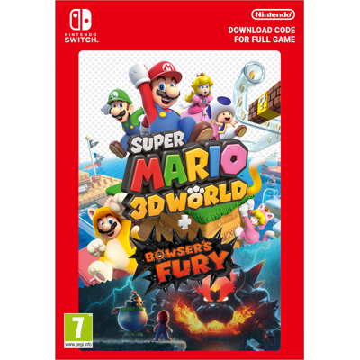 Nintendo Super Mario 3d World + Bowser's Fury - Switch (download Code) Nintendo Super Mario 3d World + Bowser's Fury - Switch (download Code)