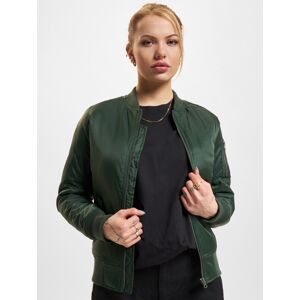 Urban Classics Ladies Basic Bomber Jacket Frauen,Unisex op kleur olijf, Maat M olijf Medium Frauen,Unisex