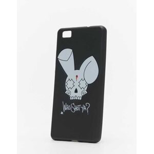 Who Shot Ya? / Telefoonhoesje Bunny Logo Huawei in zwart - Dames - Zwart - Grootte: P9 Lite