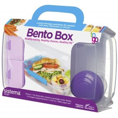 Sistema TO GO - Bento Box - 1.760 ml Paars