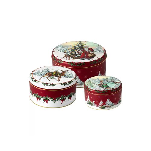 Villeroy & Boch Winter Collage Accessoires Koekjesdoos 3-delig