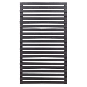 Plus Zwart Houten Tuinscherm 83x140cm - Tuinscherm Plus Zwart Houten Tuinscherm 83x140cm - Tuinscherm