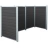 Trendyard Kliko Ombouw Composiet - Leigrijs - 3 Containers - Artura 2 - In Beton