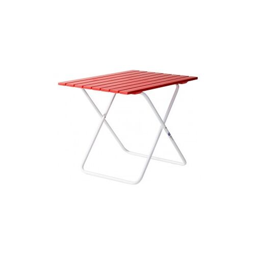 Trendyard Opvouwbare Tuintafeltje Retro Wit/Rood