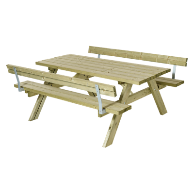 Plus Tuinmeubelset - 177 cm Weerbestendig Buiten Eettafel Plus Tuinmeubelset - 177 cm Weerbestendig Buiten Eettafel