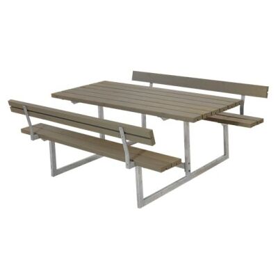 Plus Basic Tuinmeubelset - Weerbestendig, FSC Hout, 6 Stoelen Plus Basic Tuinmeubelset - Weerbestendig, FSC Hout, 6 Stoelen