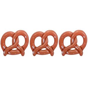 Merkloos 3x Opblaasbare pretzels 45 cm Oktoberfest versiering