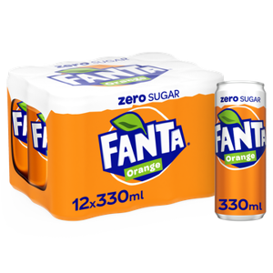 Fanta Orange zero sugar 12 x 330ml bij Jumbo