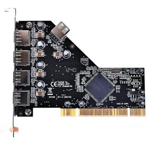 TopMedia PCI 4+1 USB 2.0 Kaart VIA chipset TopMedia PCI 4+1 USB 2.0 Kaart VIA chipset