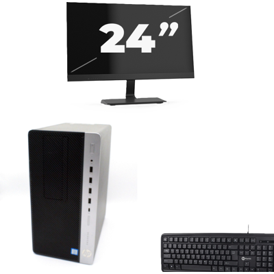 HP ProDesk 600 G4 Micro Tower - Intel Core i5-8e Generatie - 8GB RAM - 256GB SSD - Windows 11 + 1x 24 inch Monitor HP ProDesk 600 G4 Micro Tower - Intel Core i5-8e Generatie - 8GB RAM - 256GB SSD - Windows 11 + 1x 24 inch Monitor