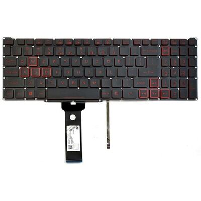 Notebook keyboard for Acer Nitro AN515-54 AN517-51 with red backlit Notebook keyboard for Acer Nitro AN515-54 AN517-51 with red backlit