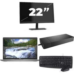 Dell Latitude 5420 - Intel Core i3-11e Generatie - 14 inch - 8GB RAM - 256GB SSD - Windows 11 Home + 1x 22 inch Monitor Dell Latitude 5420 - Intel Core i3-11e Generatie - 14 inch - 8GB RAM - 256GB SSD - Windows 11 Home + 1x 22 inch Monitor