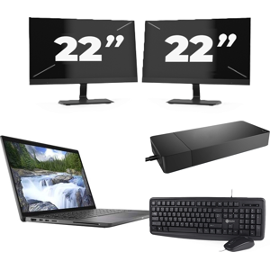 Dell Latitude 7410 - Intel Core i5-10e Generatie - 14 inch - 16GB RAM - 256GB SSD - Windows 11 Home + 2x 22 inch Monitor Dell Latitude 7410 - Intel Core i5-10e Generatie - 14 inch - 16GB RAM - 256GB SSD - Windows 11 Home + 2x 22 inch Monitor