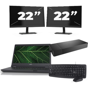 Fujitsu LIFEBOOK E5411 - Intel Core i5-11e Generatie - 14 inch - 8GB RAM - 256GB SSD - Windows 11 Home + 2x 22 inch Monitor Fujitsu LIFEBOOK E5411 - Intel Core i5-11e Generatie - 14 inch - 8GB RAM - 256GB SSD - Windows 11 Home + 2x 22 inch Monitor